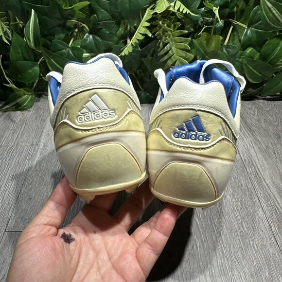 Adidas Predator Powerswerve Pulse White Blue Limited Edition Men 9 SAMPLE Cleat main image 4